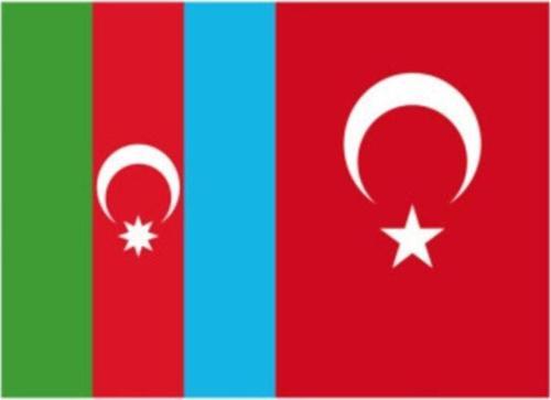 Bayrakal Azerbaycan Ve Türk Bayrağı 100 x 150 cm