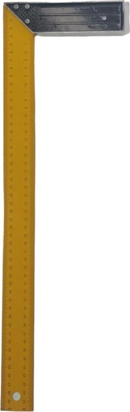 50 Cm Metal Sarı Marangoz Gönye
