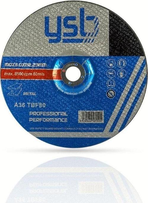 (Nk) Metal Kesici Taş 180X3X22 Mm (10 Adet)