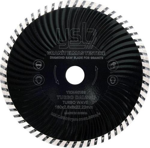 180 Mm Turbo Dalgalı Granit Elmas Testere