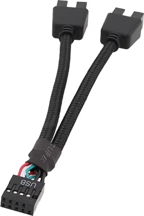 ANAKART USB ÇOKLAYICI 2.0 9 PİN BAŞLIK HUB SPLİTTER ADAPTÖRÜ DÖNÜŞTÜRÜCÜ