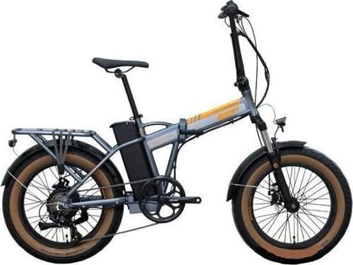 DISCOVERY - 20  - Katlanır ( FAT Bike) - 7 Vites - H.Disc - Elektrikli - Mat Füme-Turuncu/Gri