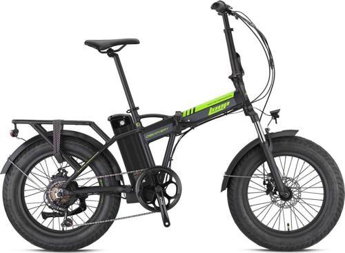 DISCOVERY - 20  - Katlanır ( FAT Bike) - 7 Vites - H.Disc - Elektrikli - Mat Siyah-Neon Sarı/Füme
