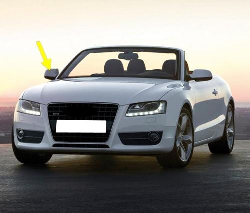 Audi A5 Cabrio 2009-2011 Sağ Dış Dikiz Ayna Kapağı 8F0857528