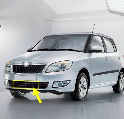 Skoda Fabia 2 2011-2014 Ön Tampon Izgara Orta Parçası 5J0853677A