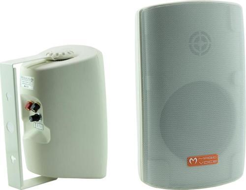MAGICVOICE MV-38 11 CM 50 WATT 2Lİ TAKIM BEYAZ TRAFOLU SÜTUN HOPARLÖR