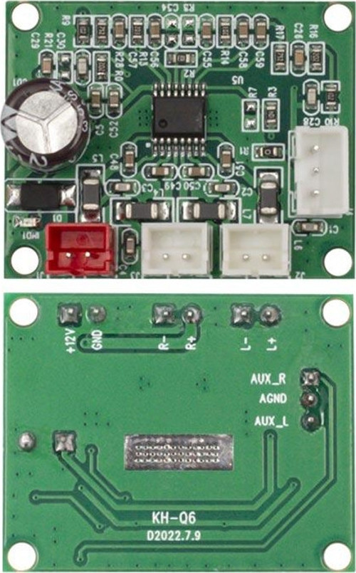 MAGICVOICE Q6 USB/SD/BLUETOOTH 2X18 WATT 12 VOLT (AMPLİFİKATÖR) SES ÇIKIŞ KARTI