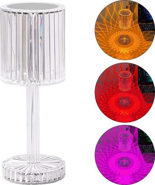 Zemheri Powermaster HA-1788 Dekoratif RGB Ledli Ambiyans Masa Gece Lambası Uzaktan Kumandalı Şarjlı Dokunmatik Tuşlu Aba