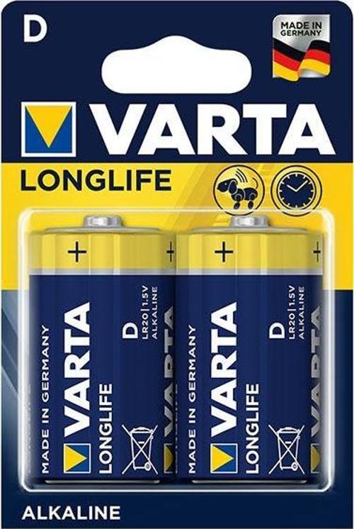 LONGLIFE POWER ALKALİN BÜYÜK BOY D PİL (2Lİ PAKET FİYATI)
