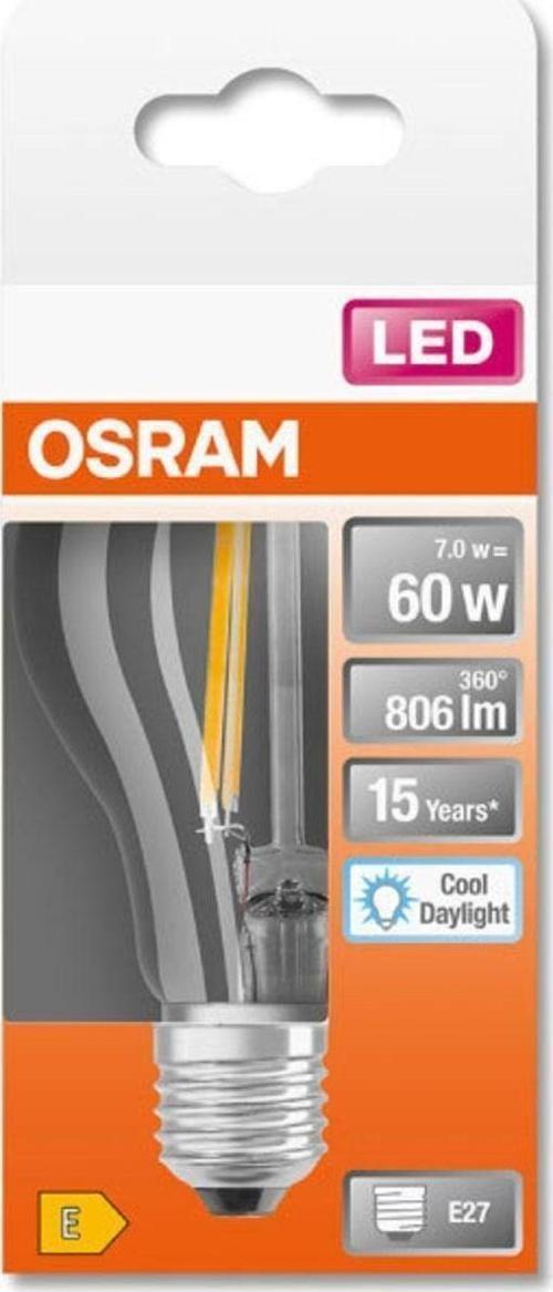 Led Flament  6.5W 806lm E27 Duy  Beyaz Işık Lamba