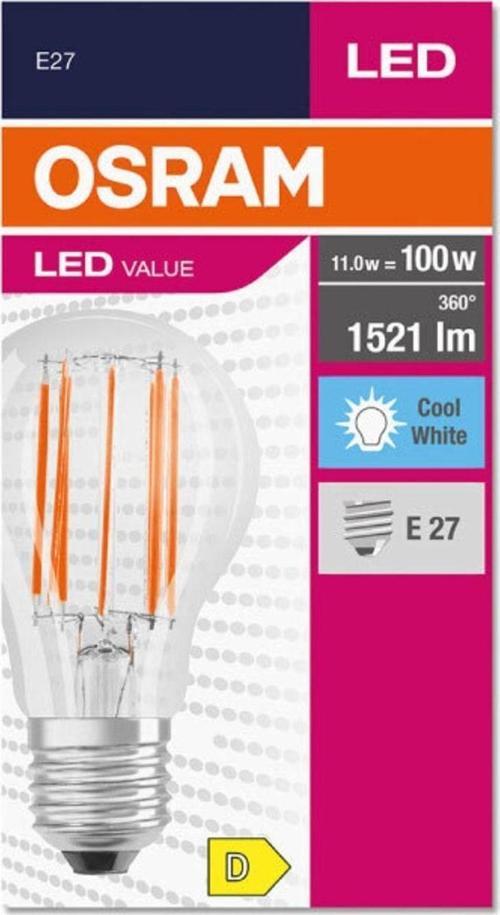 Led Superstar  Flament 11W 4000K 1521lm E27 Duy Kırık Beyaz Işık