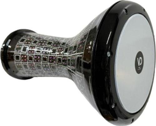 Darbuka Profesyonel Döküm Mineli Kare Desen