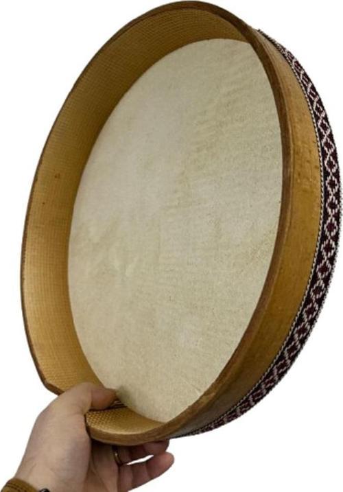 BENDİR HAYVAN DERİLİ 38 CM KALİTELİ KEÇİ DERİSİ