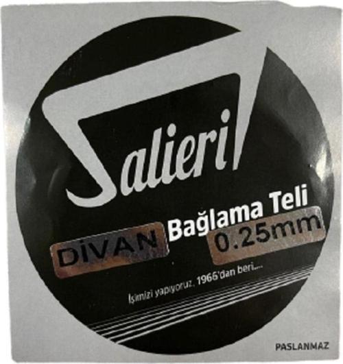 Uzun Sap Divan Bağlama Teli 0,25 Komple Set Takım