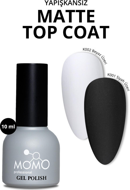 Kalıcı Oje İçin Matte Top Coat, 10 ml