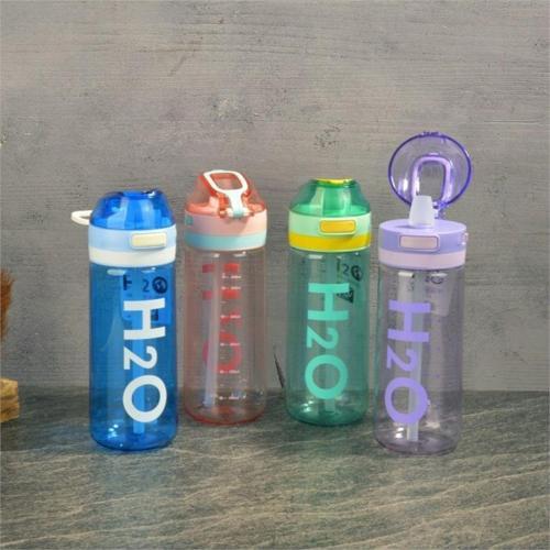H2O Polikarbon Matara 650 ml Pembe Renk