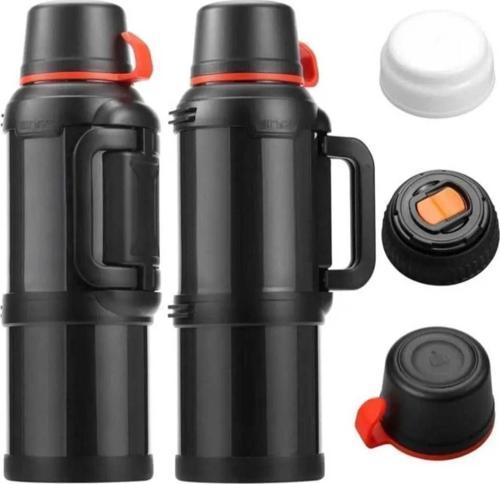 Paslanmaz Çelik 4 Litre Termos 48 saat sıcak 72 saat soğuk kamp piknik seyahat