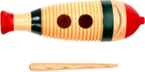 Ahşap Balık Guıro 21 Cm