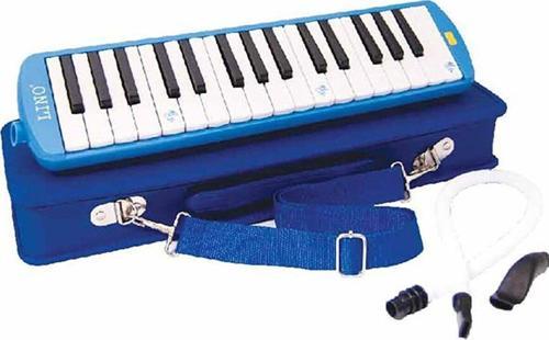 Lino Mavi Melodika 32 Tuşlu Özel Sert Çantalı-Ağızlık-Hortum Set