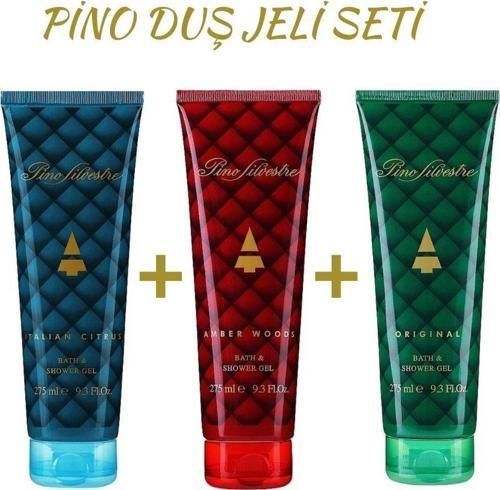 Original+Italian Citrus+Amber Woods Bath&Shower Gel 275 ml Duş Jeli Seti