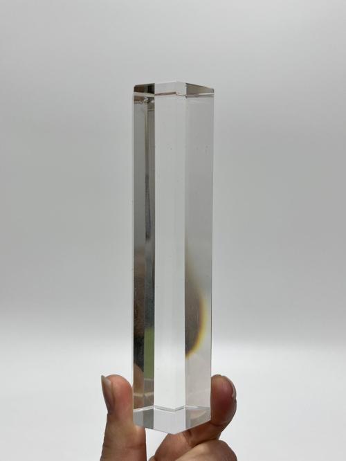 Dekoratif Altıgen Kristal Cam 130mm