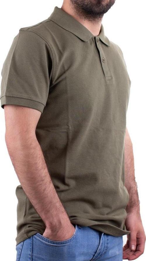 2277 Haki Polo Yaka Erkek T-Shirt