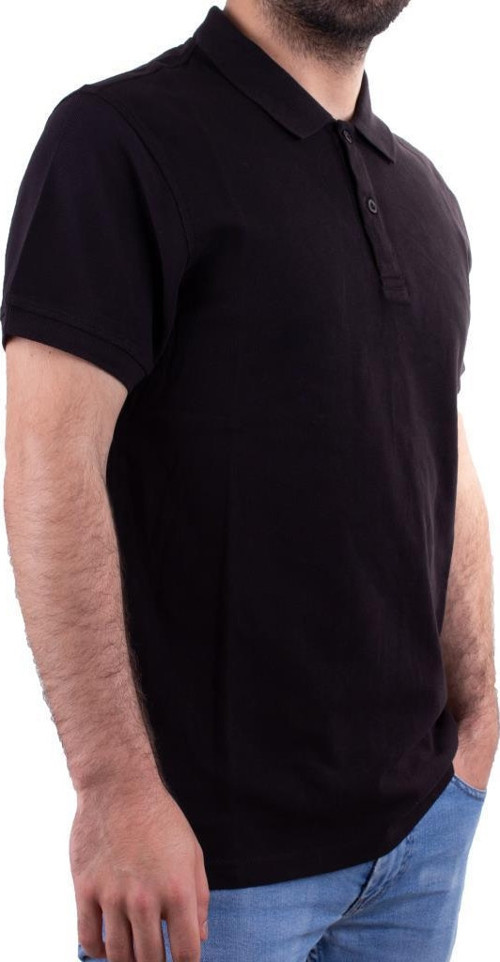 2277 Siyah Polo Yaka Erkek T-Shirt