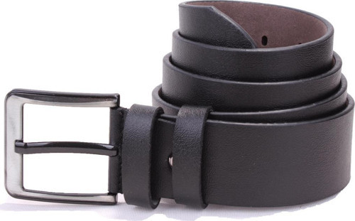 DMK26-456 Siyah 4.5 cm Suni Deri Erkek Kemer