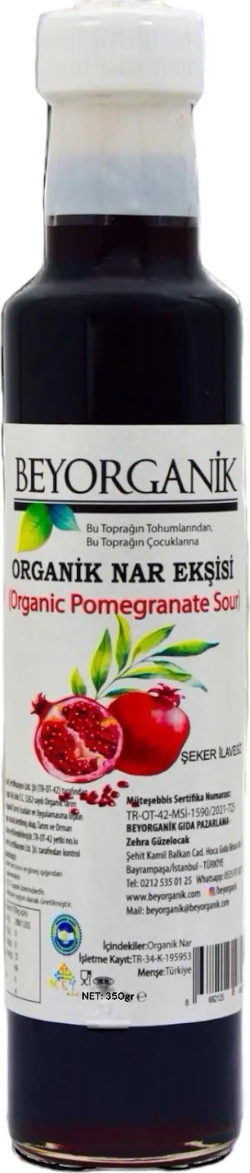 Organi̇k Nar Ekşi̇Si̇ 350 gr