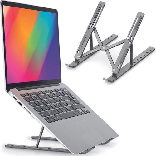 Telefon Notebook Laptop Macbook Yükseltici Stand Ayarlanabilir 1.Sınıf Paslanmaz Aleminyum Alışım