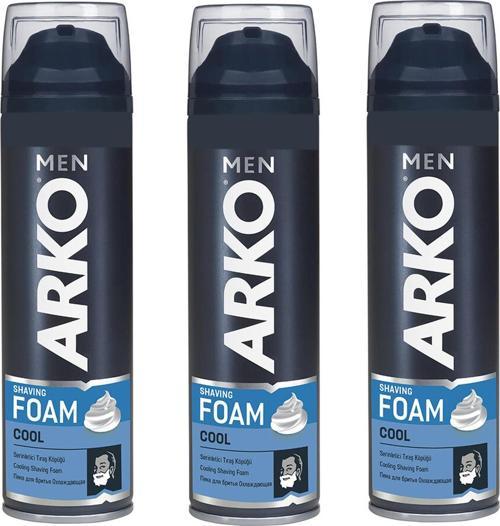 Men Cool Tıraş Köpüğü 200 ml 3 ADET