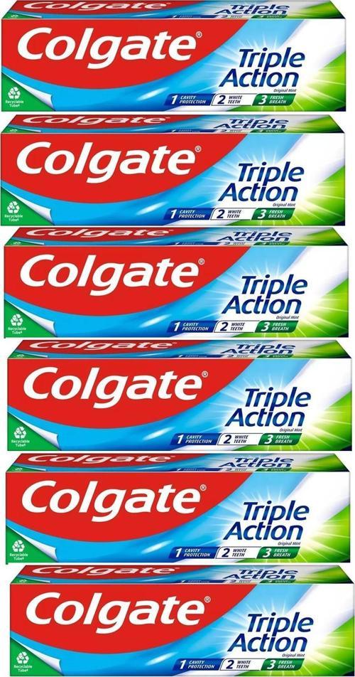 Üçlü Etki Diş Macunu 50 ml 6 ADET
