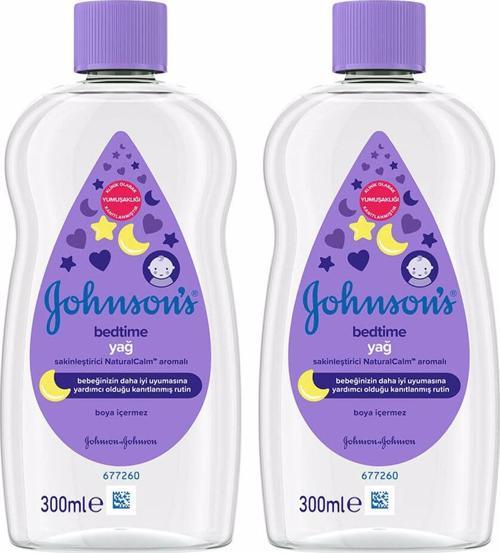 Johnsons Baby Bedtime Bebek Yağı 300 ml 2 ADET