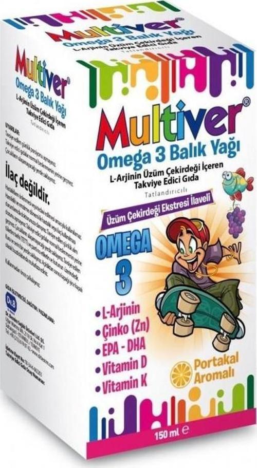 Omega 3 Portakal Aromalı Balık Yağı 150 ml