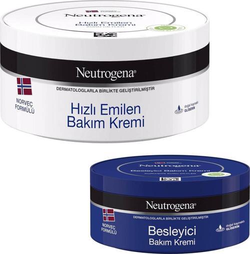 Besleyici Bakım Kremi 200 ml + Hızlı Emilen Bakım Kremi 300 ml