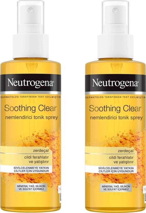 Soothing Clear Nemlendirici Tonik Sprey 125 ml 2 ADET