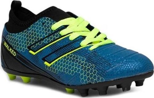 107-25 Halı Saha Çivili Krampon Mavi Sarı 36-39