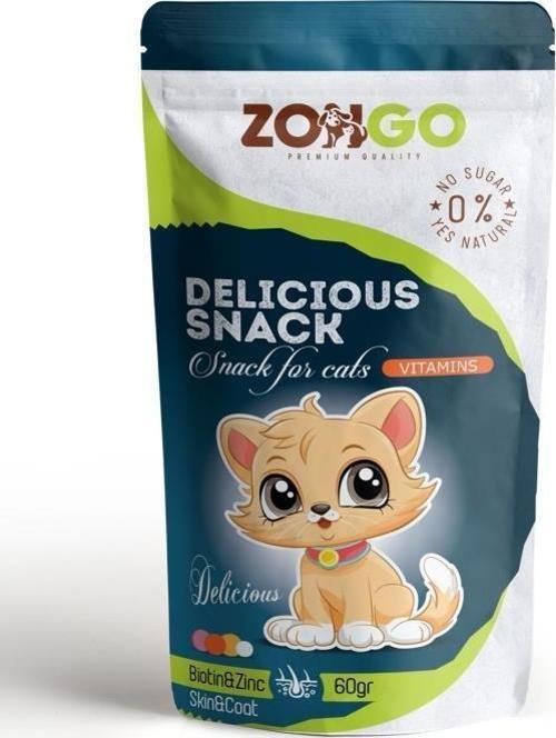 Kedi Tablet Ödül Maması Biotin&Zinc 60Gr