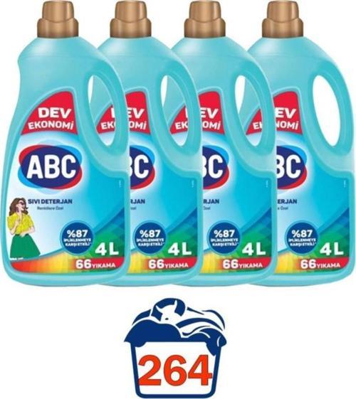Sıvı Deterjan Renkliler 4000 ml x 4 Adet