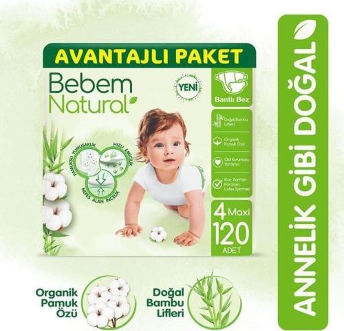 Bebek Bezi 4 Numara 120 Adet