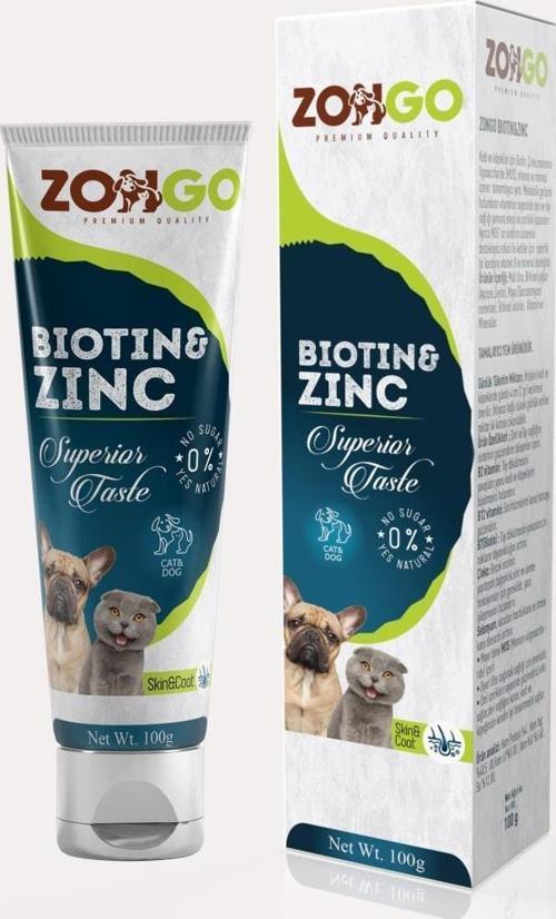 Biotin & Zinc 100gr (Kedi & Köpek İçin Deri ve Tüy Sağlığı)