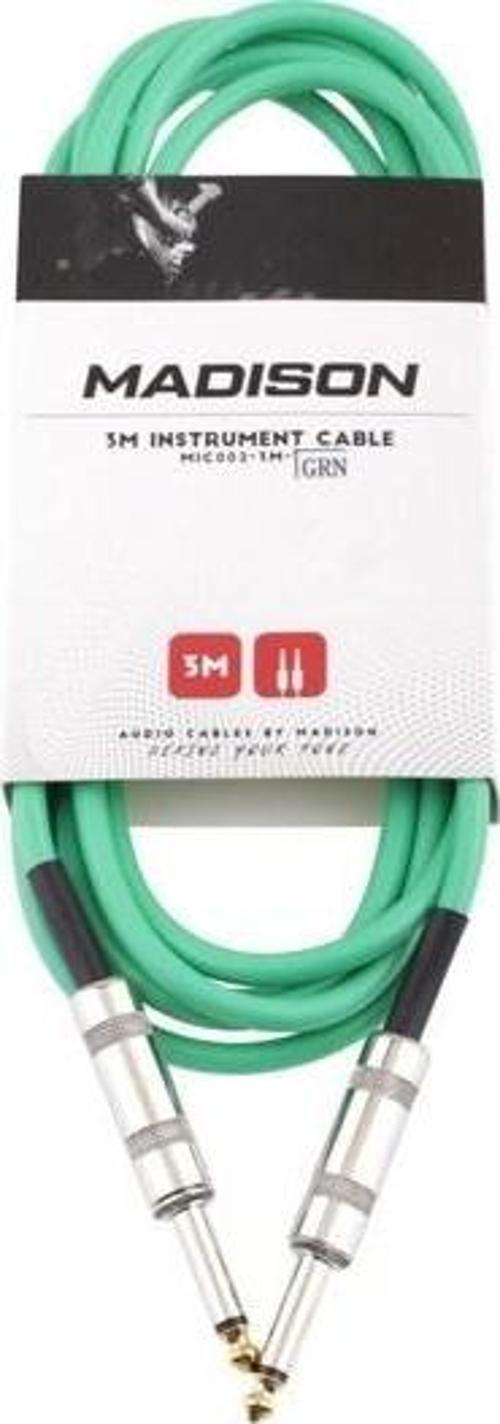 MIC002 Enstrüman Kablosu - Yeşil (3m)