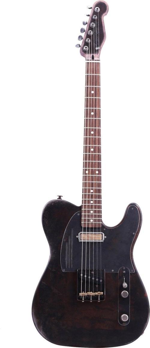 James Trussart SteelCaster Elektro Gitar - Black