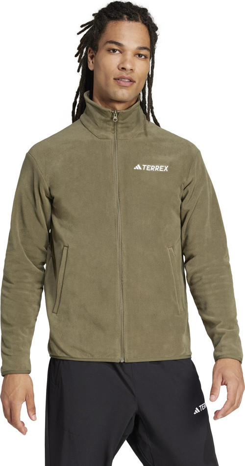 JP0796-E adidas Mt Ess Fz Fl Erkek Ceket Haki