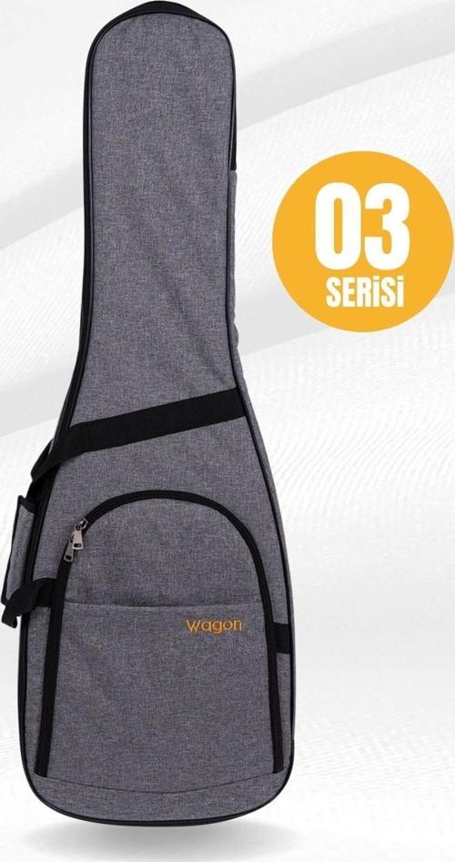 03 Serisi Elektro Gitar Çantası - Gri