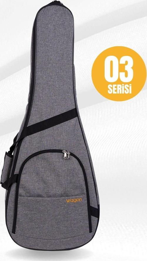 03 Serisi Klasik Gitar Çantası - Gri