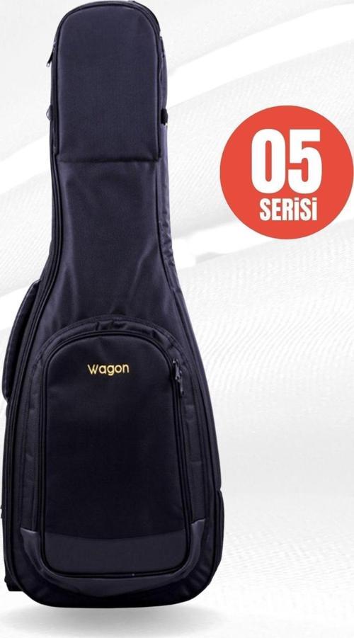 05 Serisi İkili Elektro Gitar Çantası - Siyah