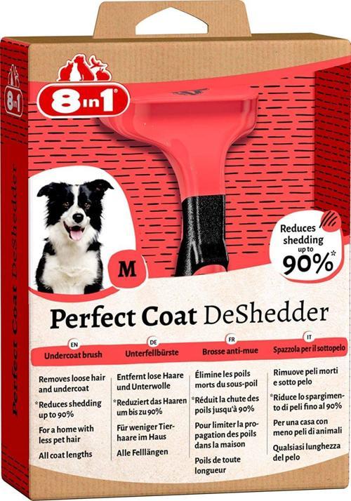 Perfect Coat DeShedder Furminator Orta Irk Köpek Tarağı Medium