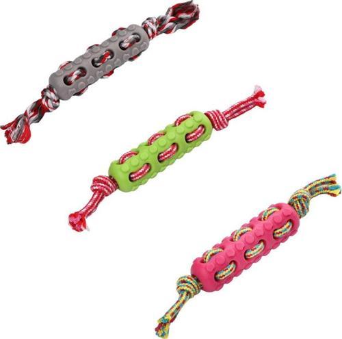 İpli Plastik Köpek  Oyuncağı 12,5 Cm