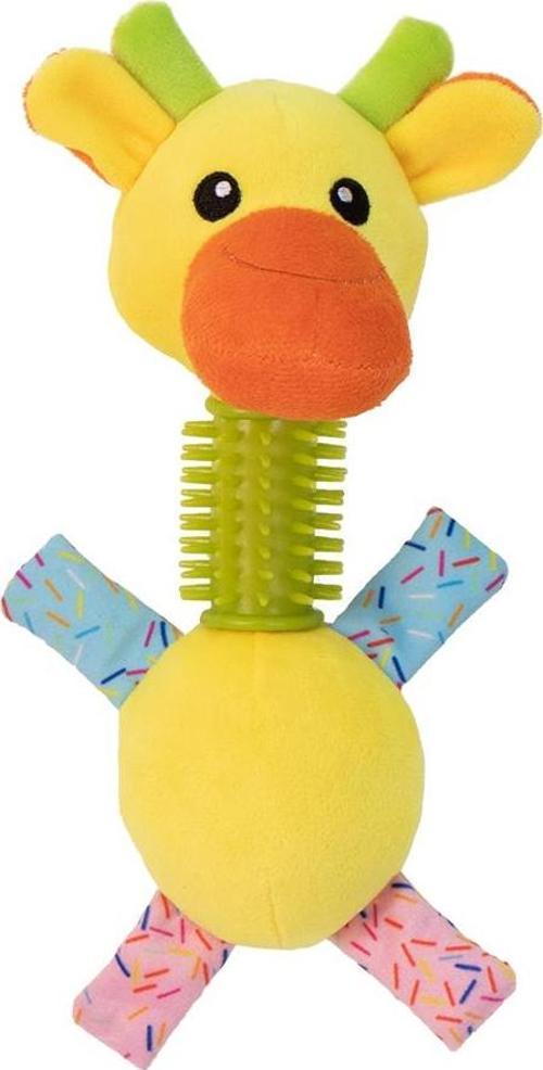 Lastik Halkalı Öten Peluş Geyik 21 Cm